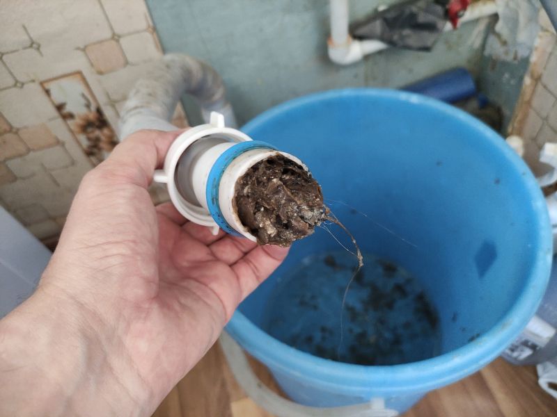 Shower Drain Unclogging